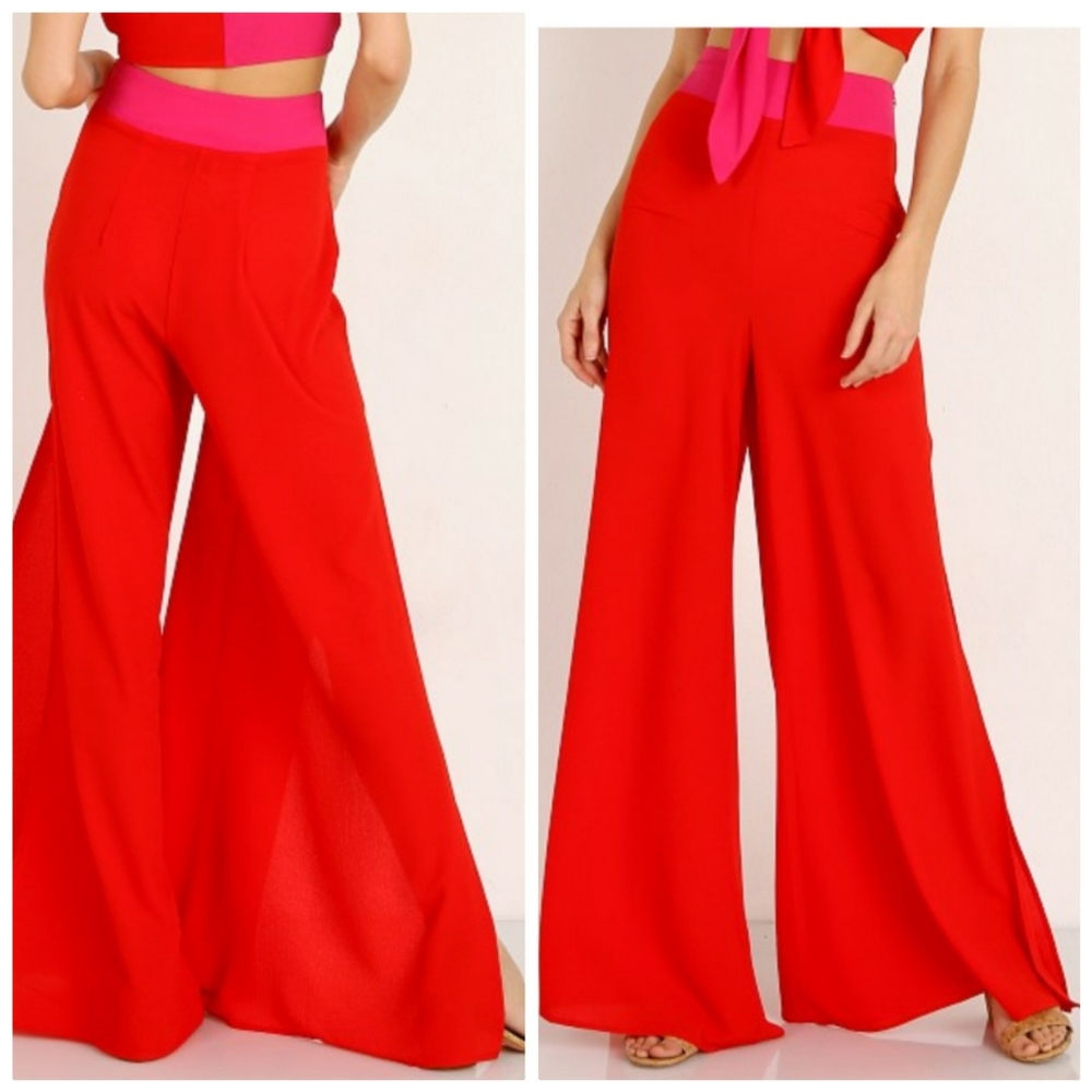 Show me your Mumu Campbell High Slit Pants.
